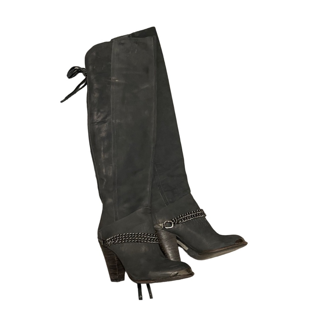 Sam Edelman Norwich Black Lethr Over the Knee Boots